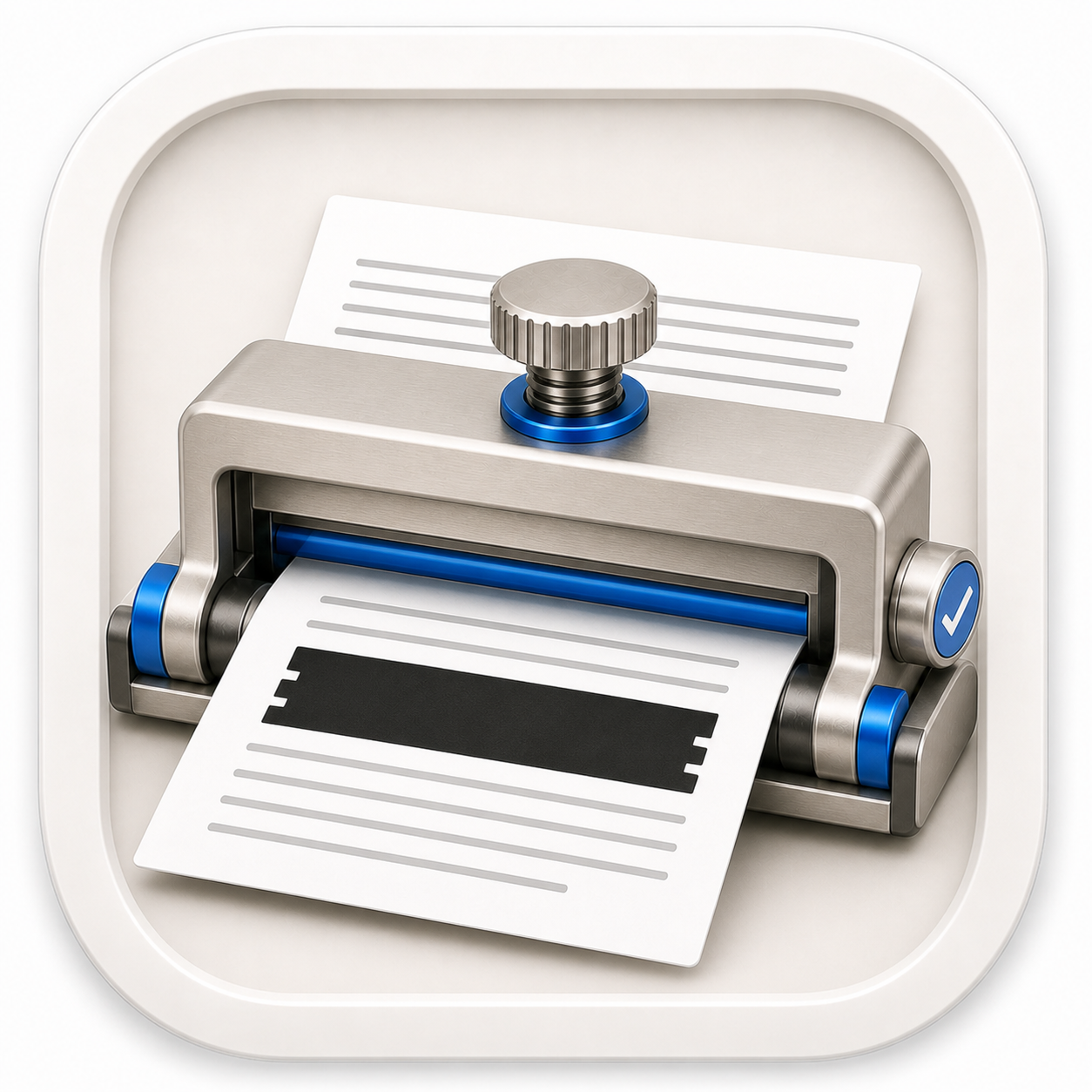The PX7 PDF Redact app icon